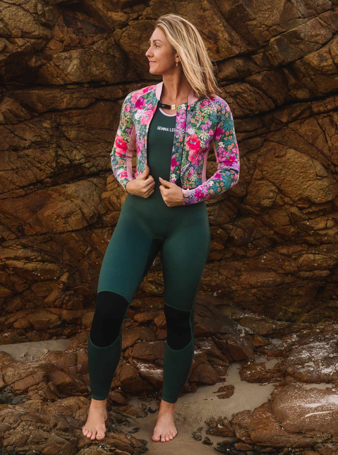 Women's 2mm Long Jane- Evergreen