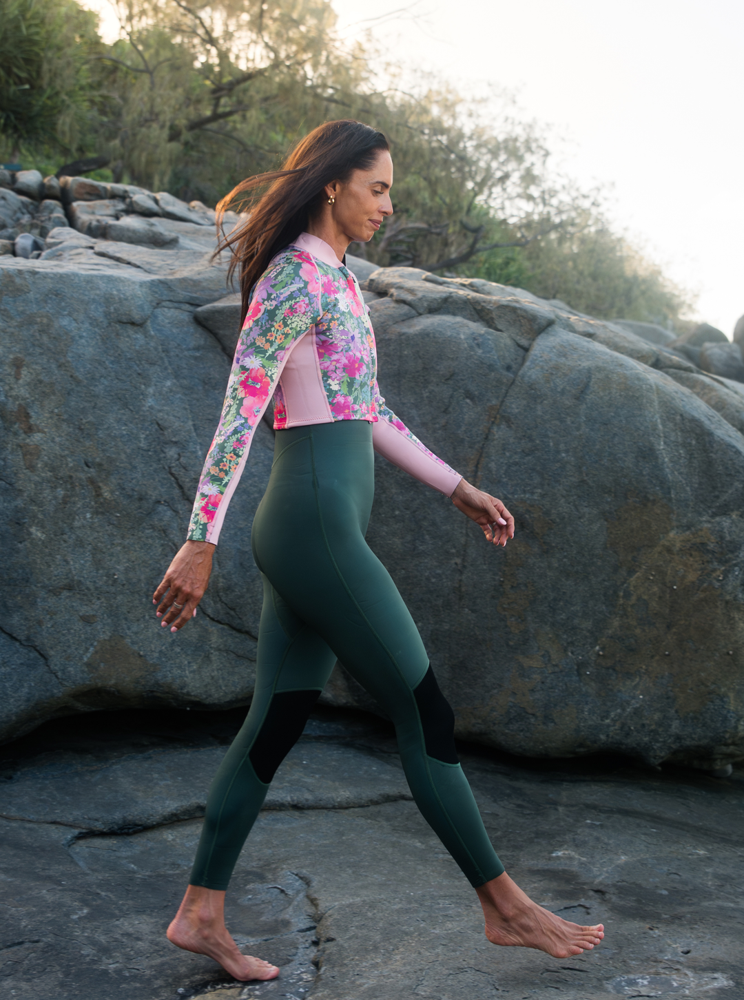 Women's 2mm Long Jane- Evergreen
