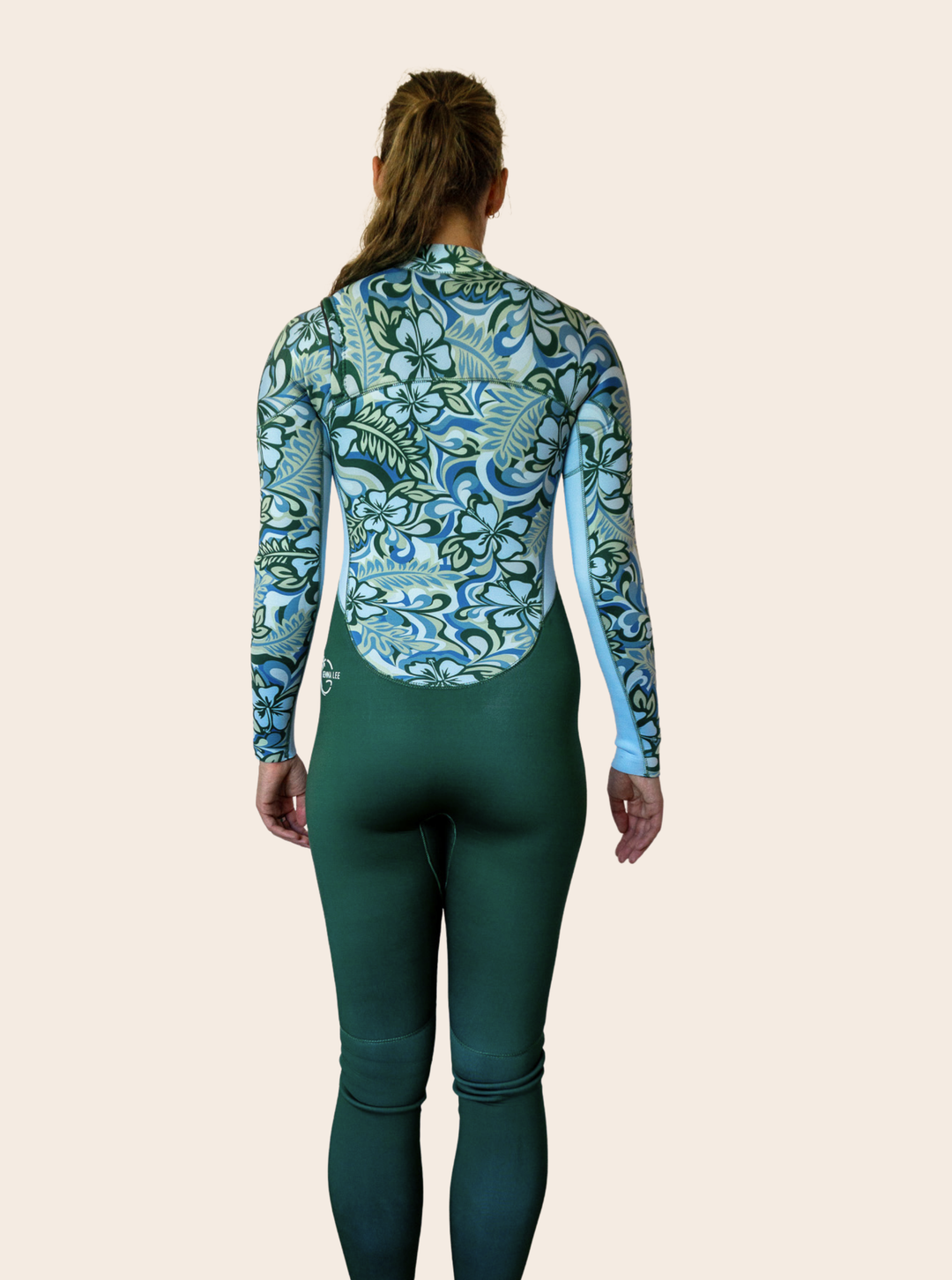 Hibiscus Blue Steamer Wetsuit 4/3mm- SAMPLE- SIZE 10