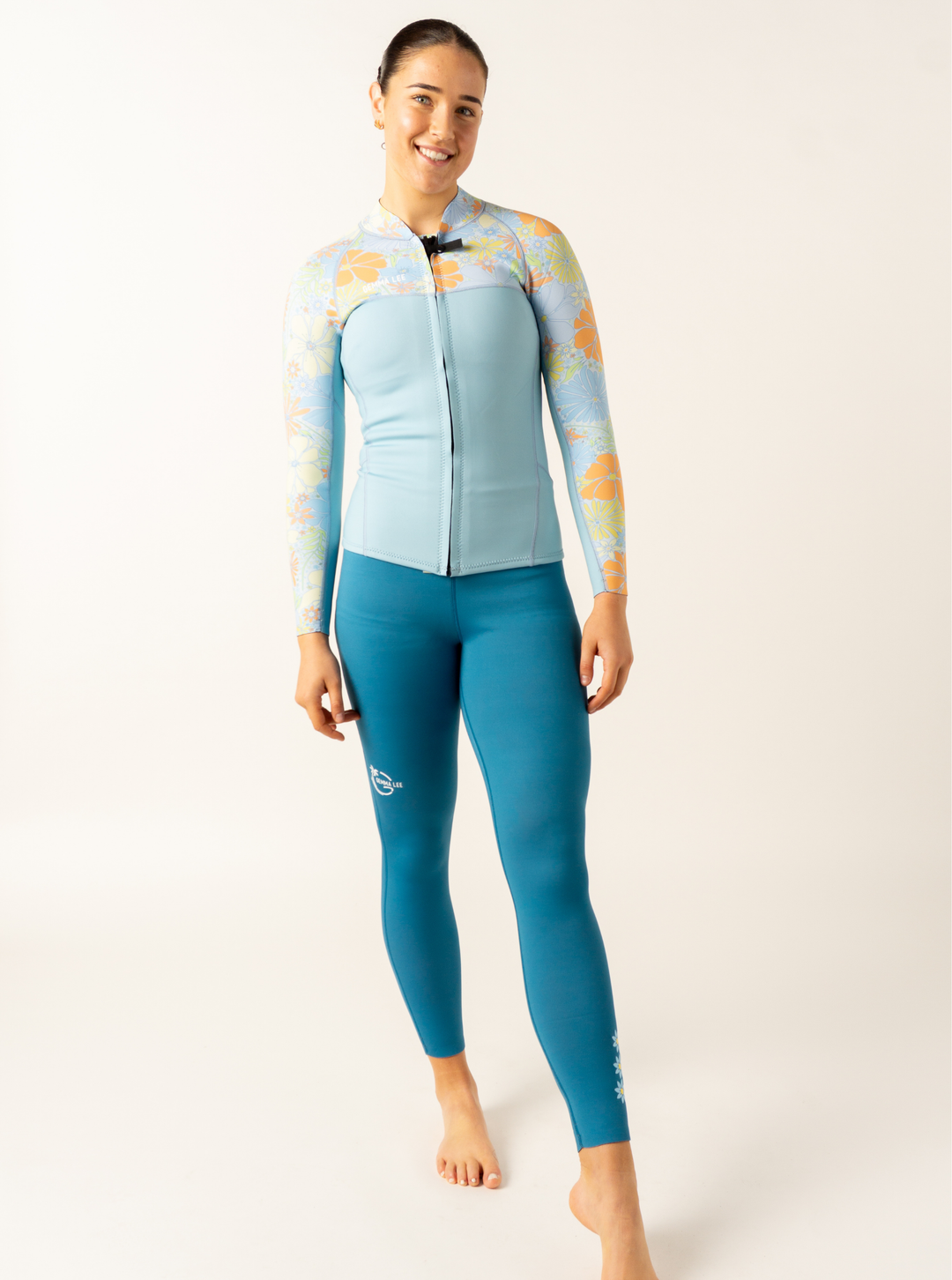 Women's Wetsuit leggings 2mm-Blue Abyss