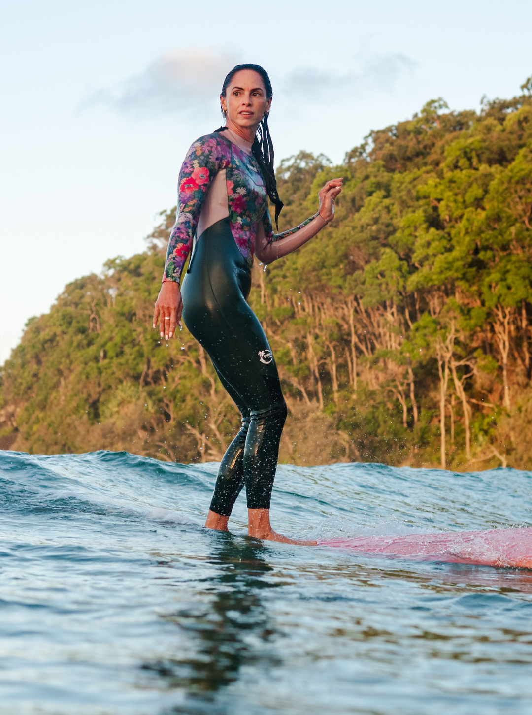 Women's Steamer Back Zip Wetsuit 3/2mm-  Garden By The Sea