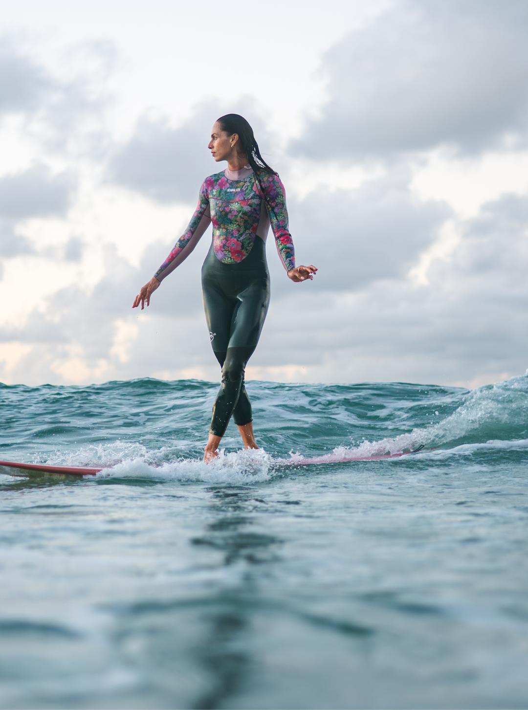 Women's Steamer Back Zip Wetsuit 3/2mm-  Garden By The Sea
