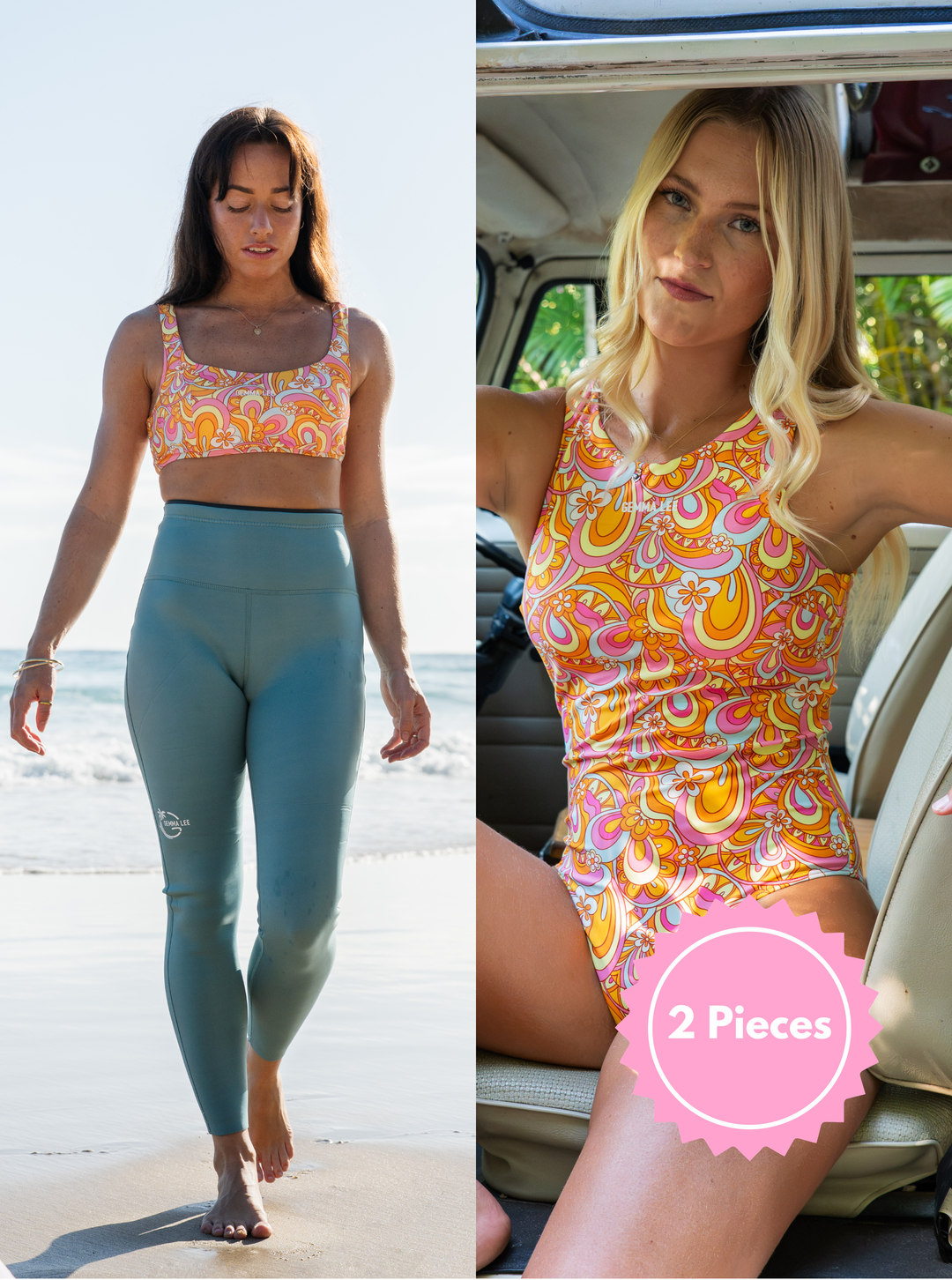 The Swimsuit & Leggings Bundle-  Malibu