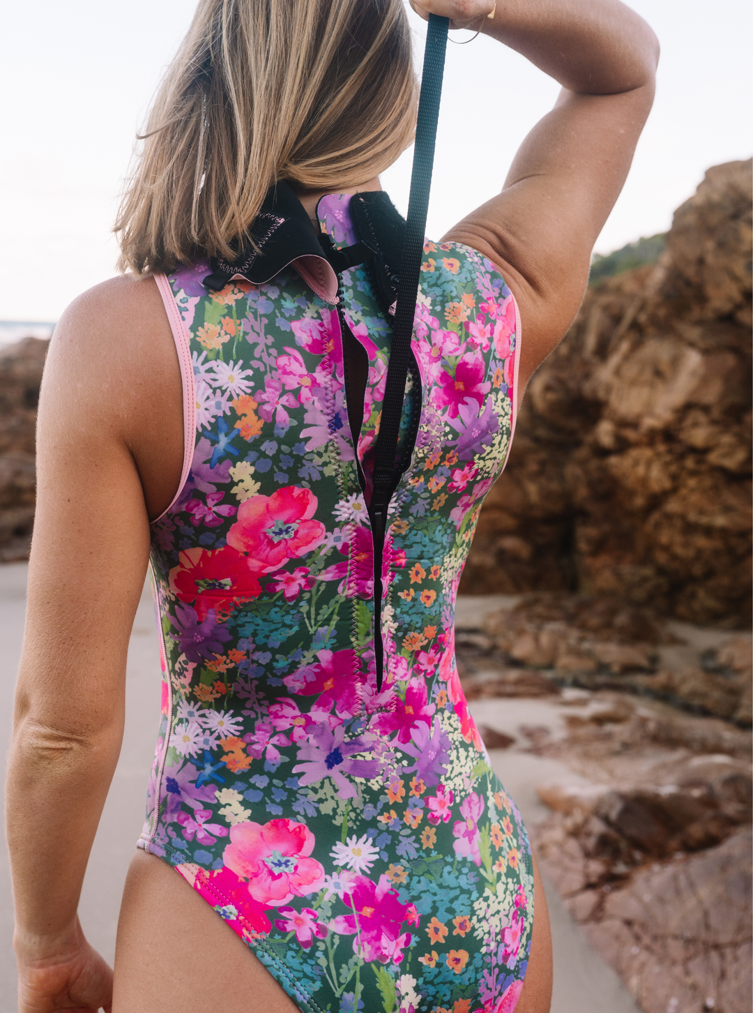 The Jacket & Swimsuit Bundle- Garden By The Sea